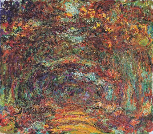 Claude Monet The rose-way in Giverny china oil painting image
